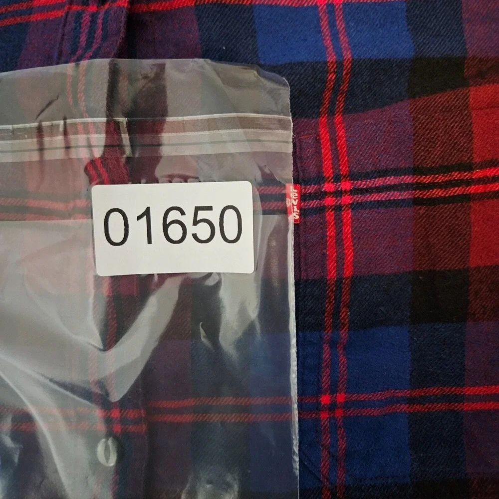Levis Men's Extra‎ Large Flannel Shirt Multicolor Long Sleeves Outdoor Sz XL